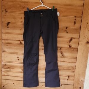 Prana Charcoal Buttoned Pants